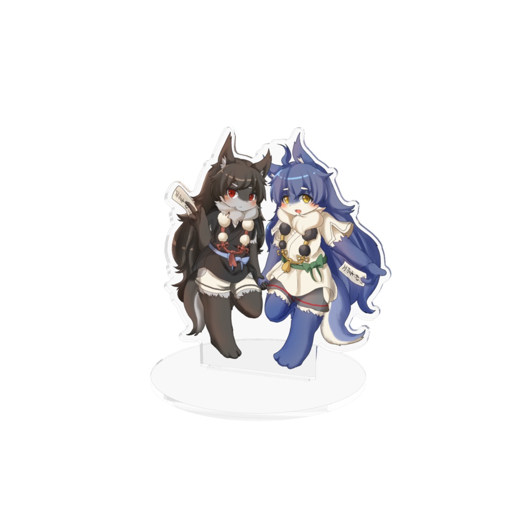 【創作】ミツミネ&ミタケ アクリルフィギュア