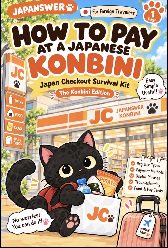 Japan Konbini Checkout Guide | Japan Checkout Survival Kit – JAPANSWER