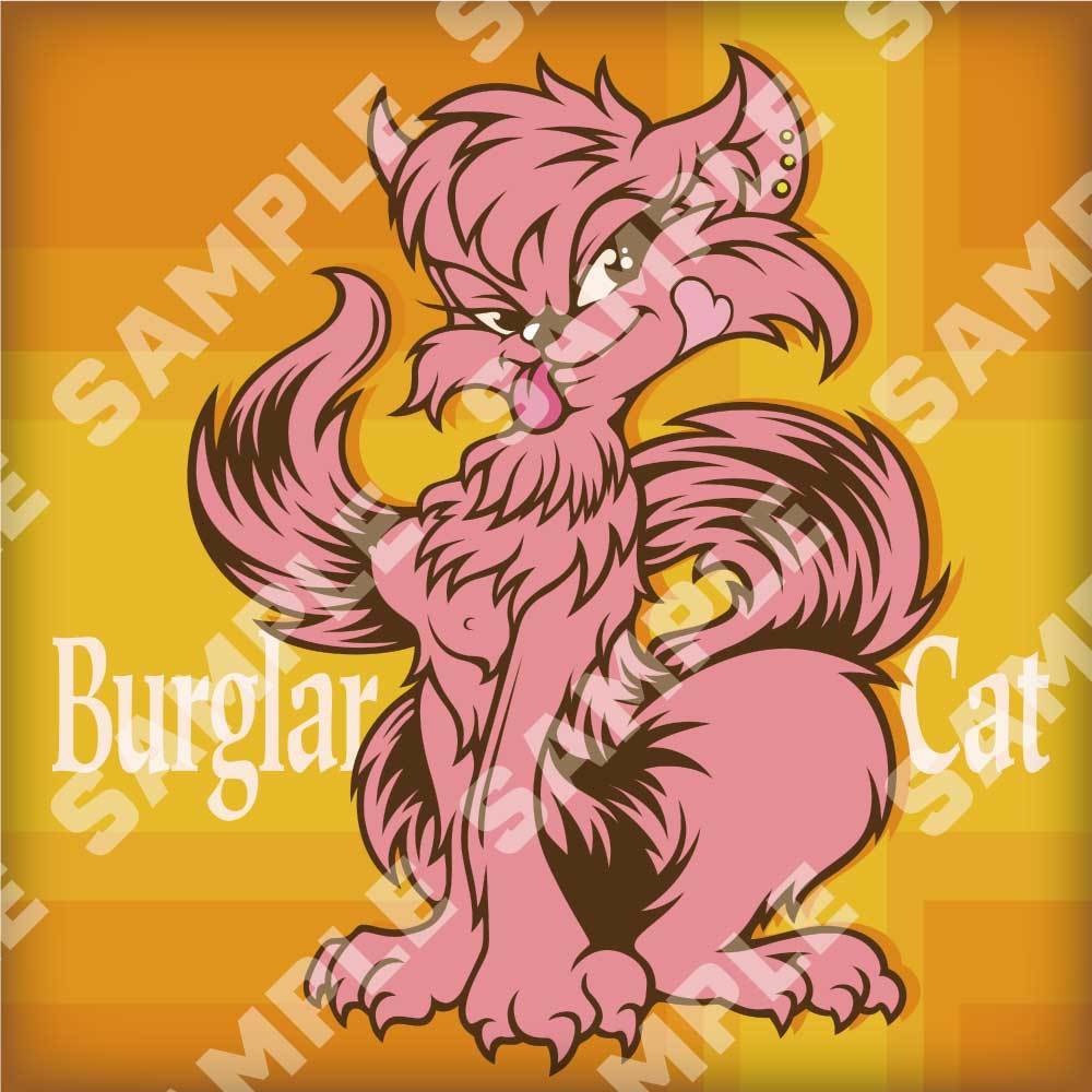 ピンクでキュートなメス猫ちゃん - Burglar female cat