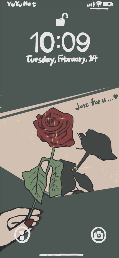 a rose.