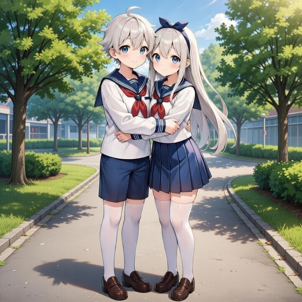 1.癒し系セーラー服女の子🌙