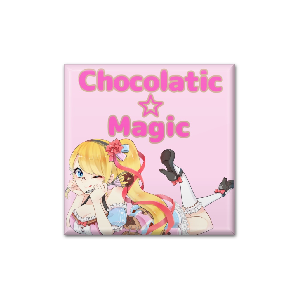 Chocolatic☆Magic四角形缶バッジ