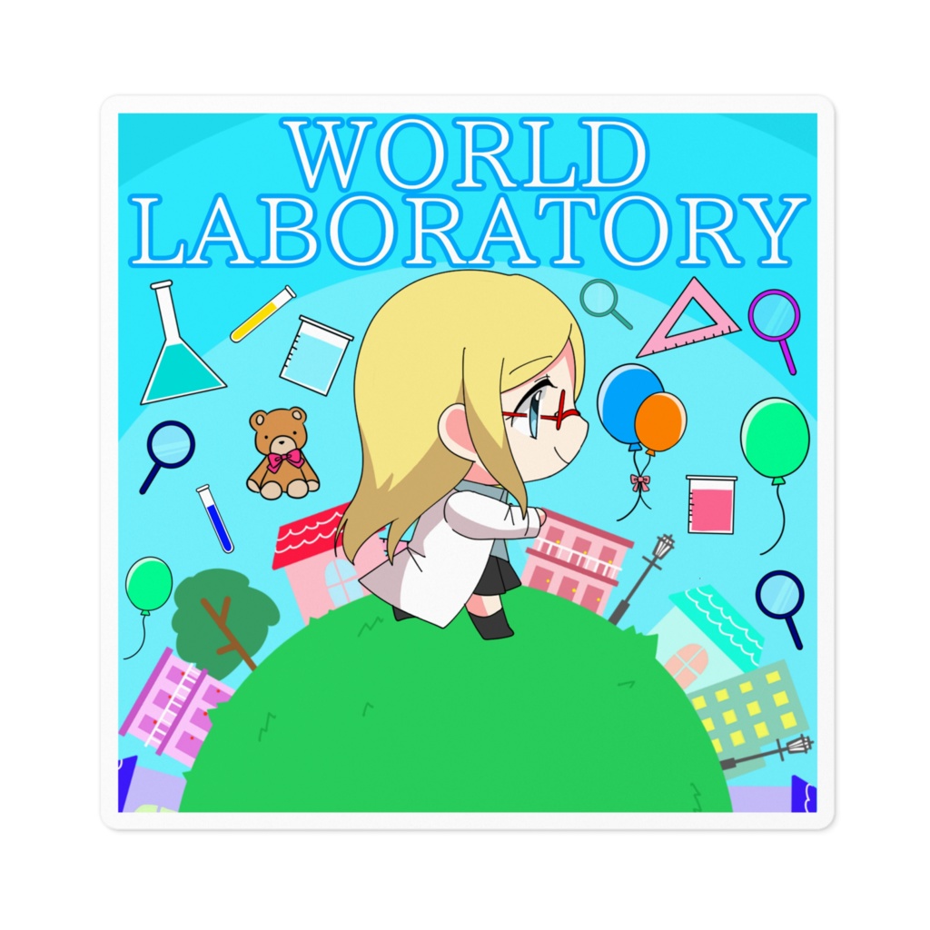 WORLD LABORATORYステッカー2