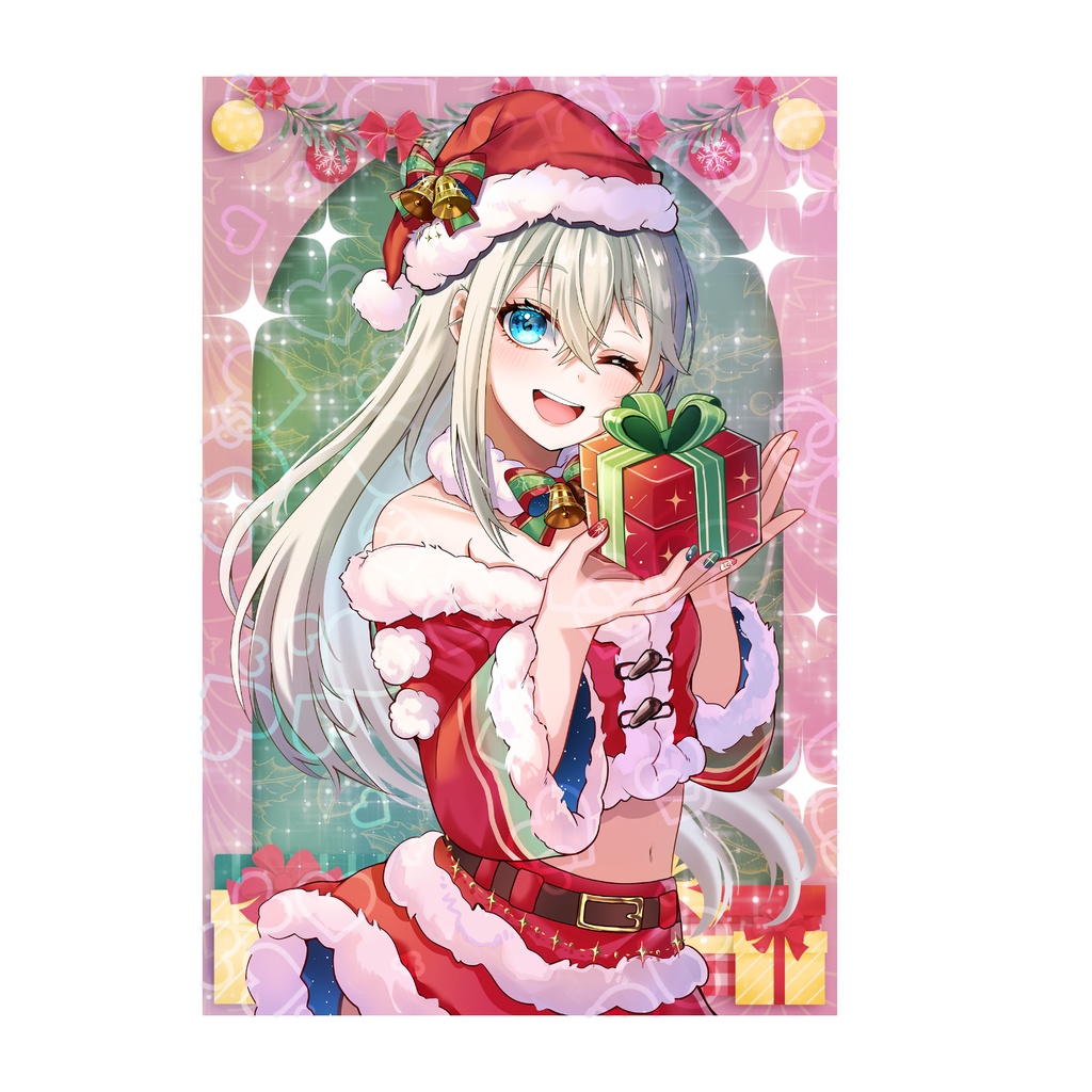 【LiLY Christmas 2025】ハートホログラムポストカード/Heart Hologram Postcard