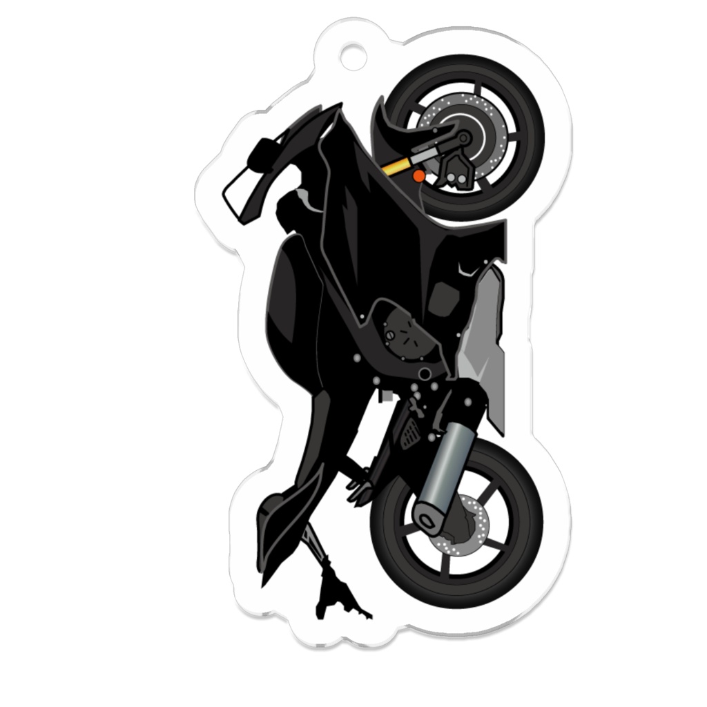 R6　アクリルストラップ　ブラック