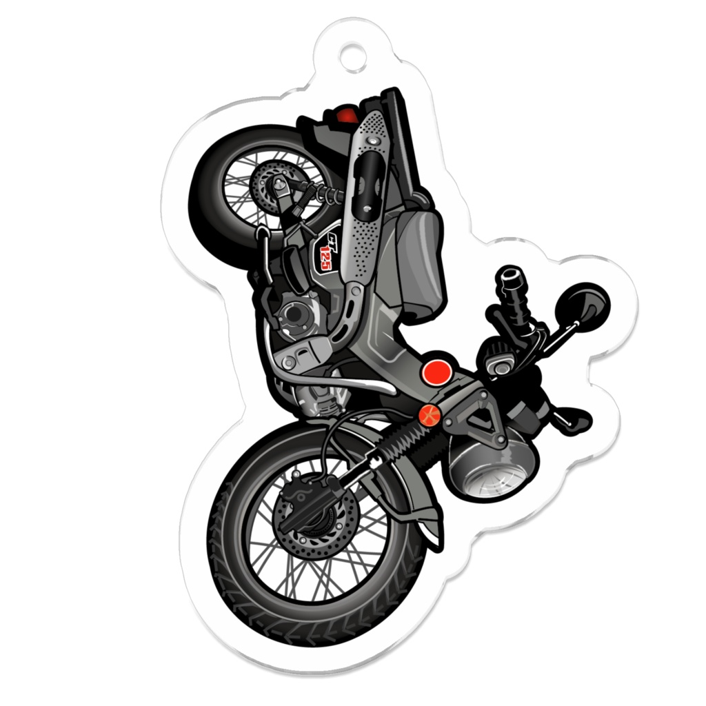 CT125 オリジナルイラスト　アクリルキーホルダー