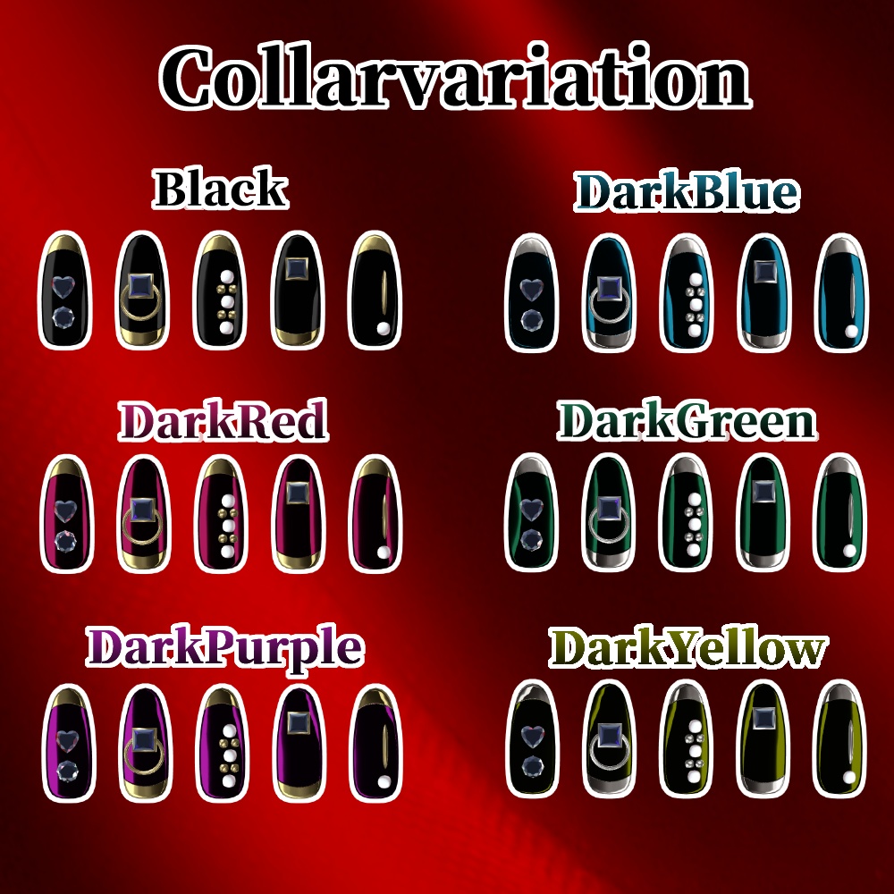 【ネイルチップ】Blackberry【12アバター対応】