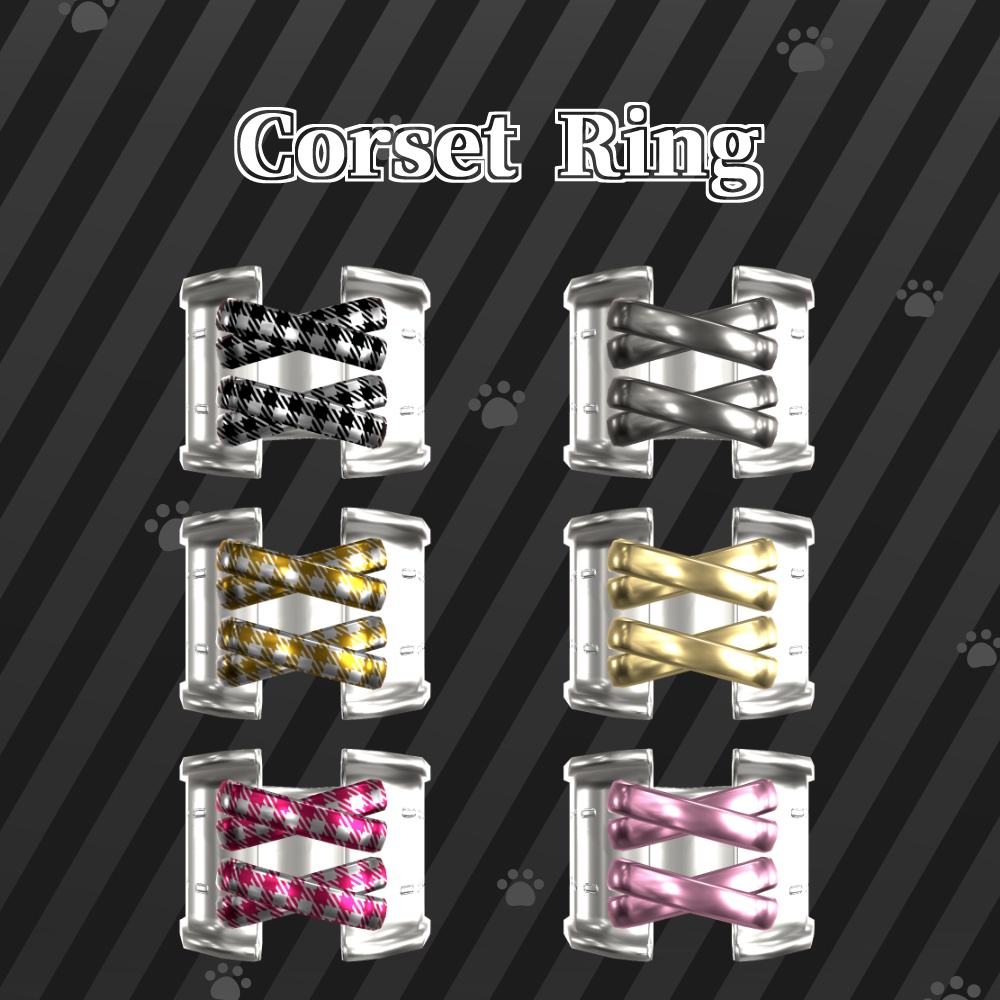 Frill&Corset RingSet