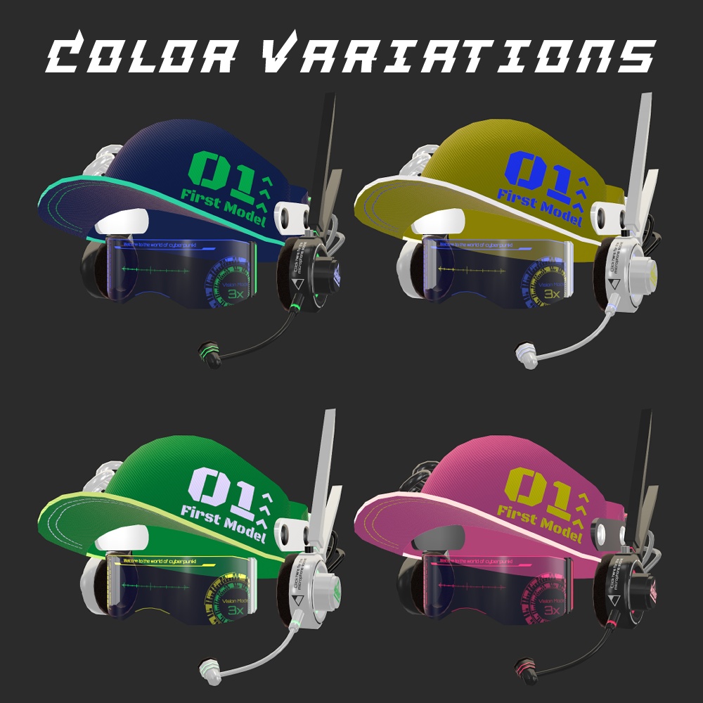 CyberTechGear_Type01(ヘッドフォン一体型ヘッドギア)