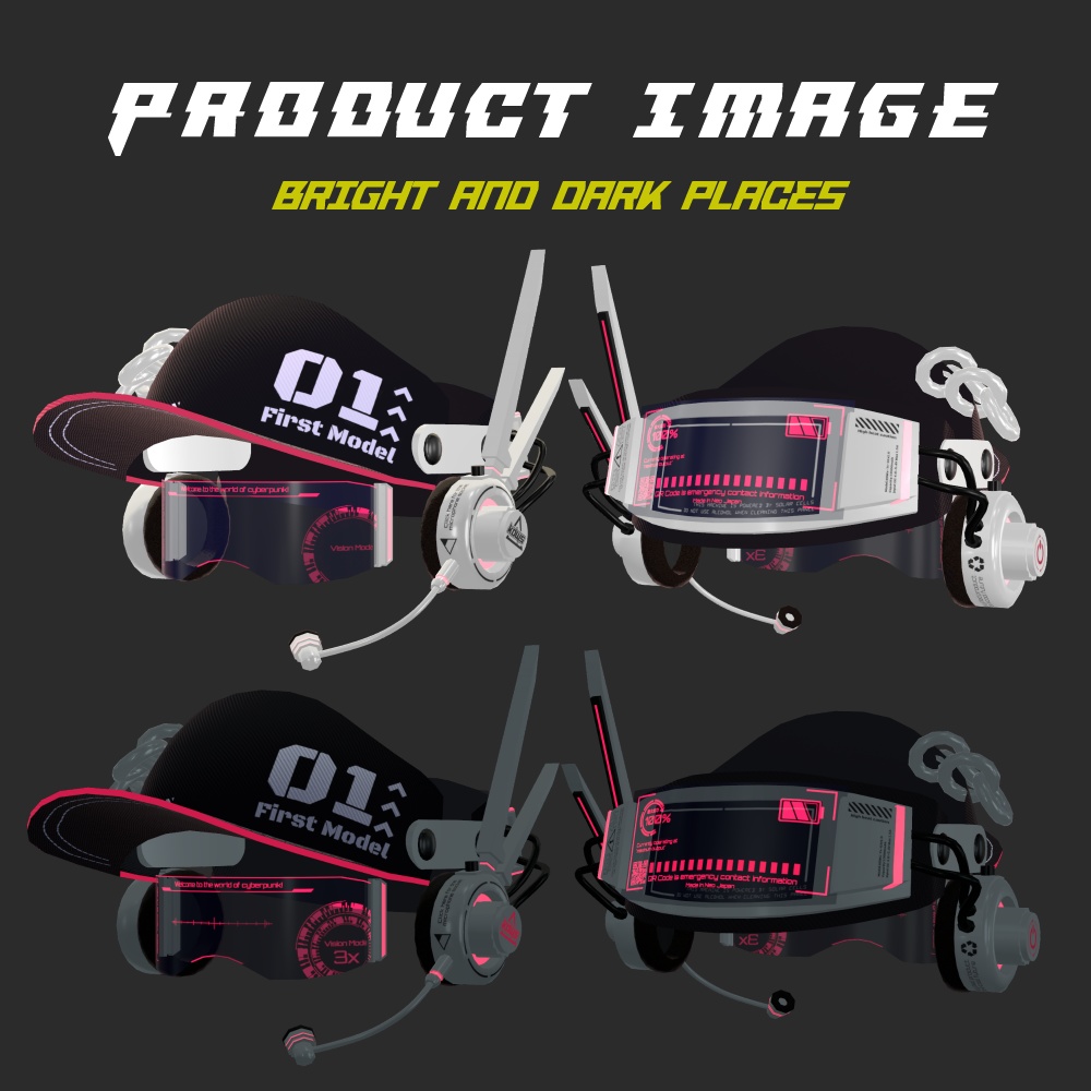 CyberTechGear_Type01(ヘッドフォン一体型ヘッドギア)