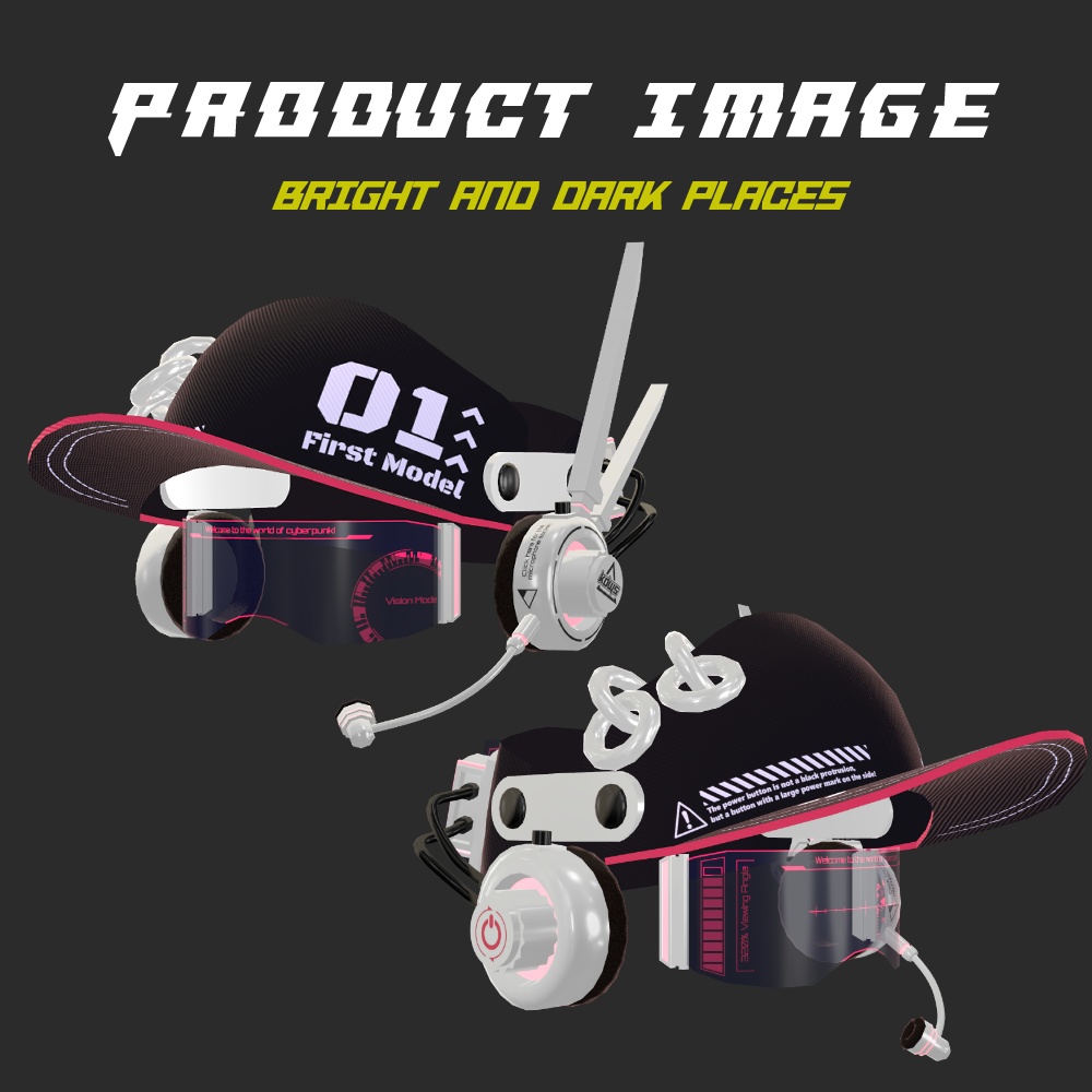 CyberTechGear_Type01(ヘッドフォン一体型ヘッドギア)