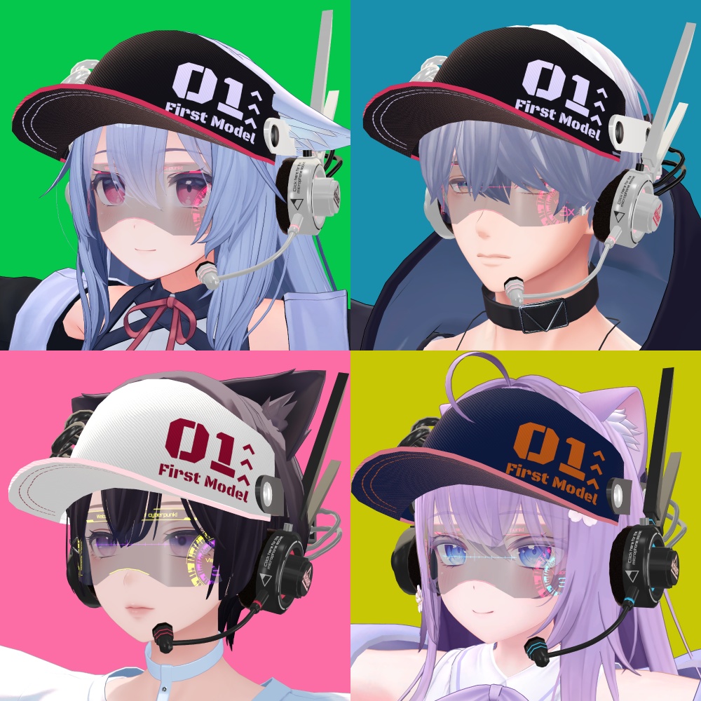 CyberTechGear_Type01(ヘッドフォン一体型ヘッドギア)