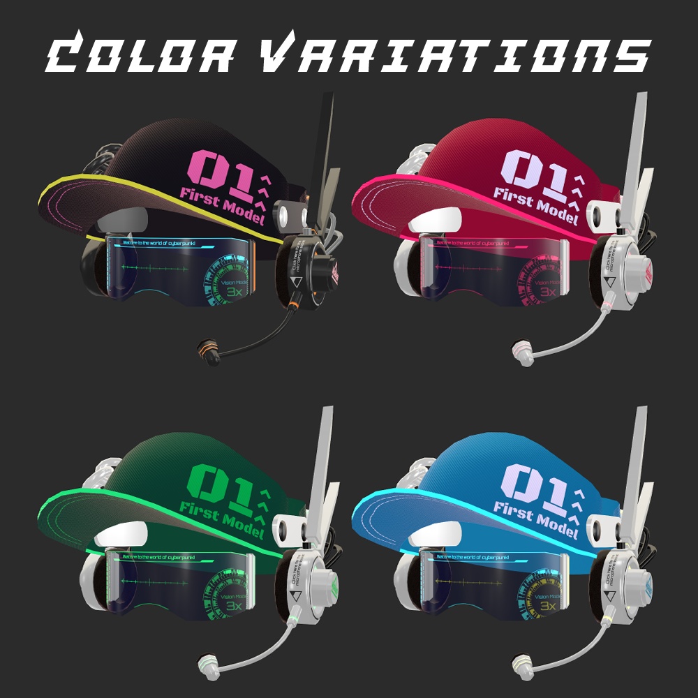 CyberTechGear_Type01(ヘッドフォン一体型ヘッドギア)