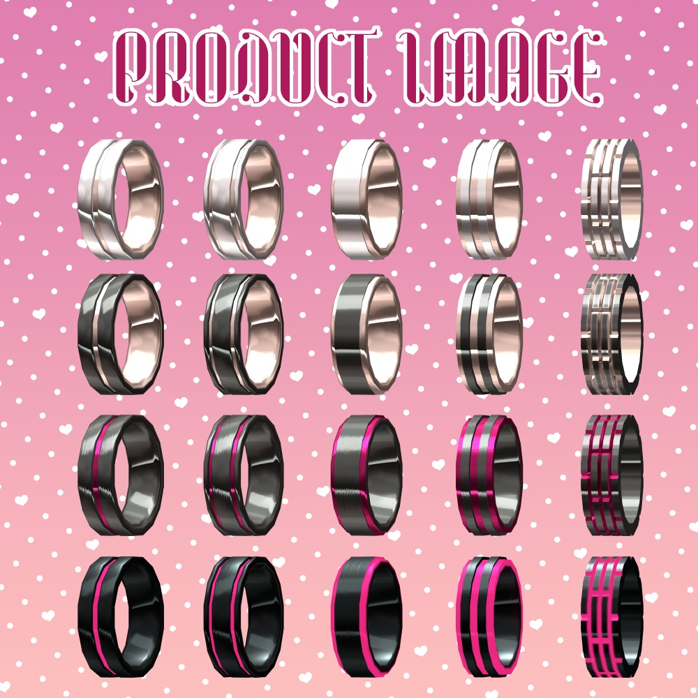 【無料配布】1st RingSet【シンプルリング5点Set】