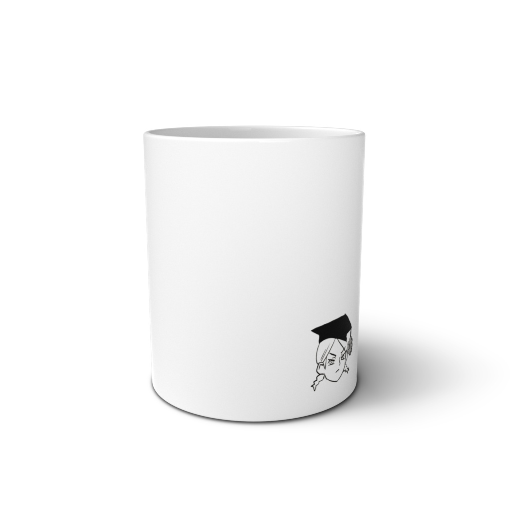 メカ部マグカップ(モノクロ)