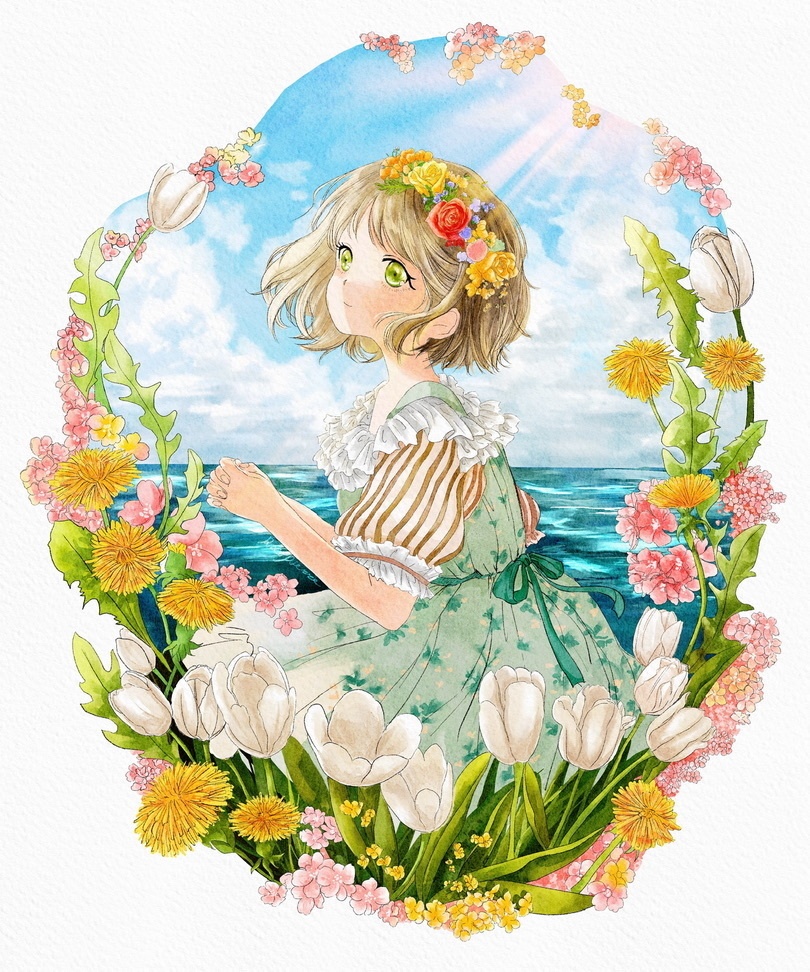 春のまなざし ポストカード