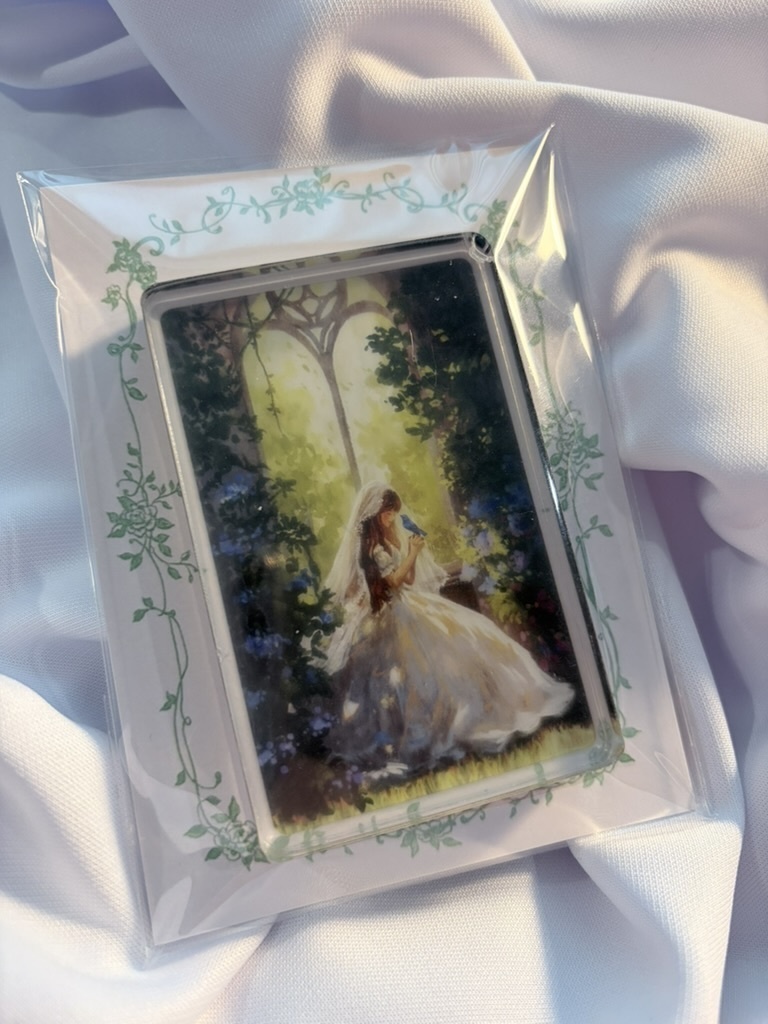 光の庭の少女 アクリルブロック