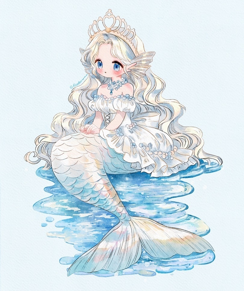 水辺のマーメイド ポストカード