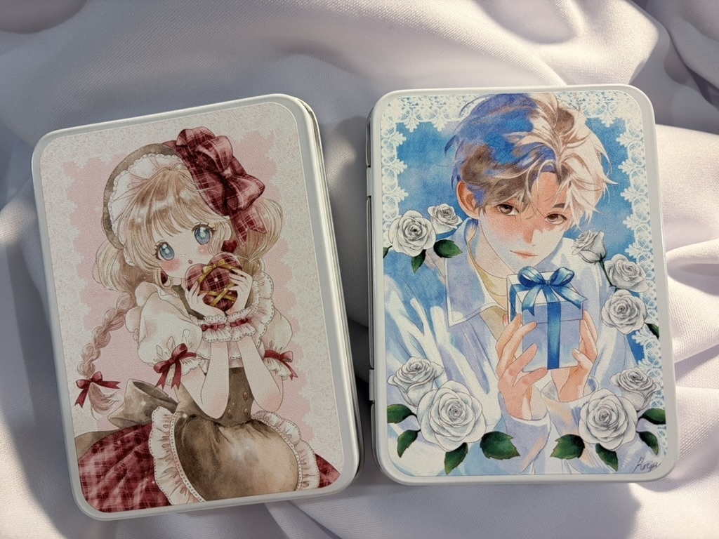 シュエット＆ブラン ティンケースセット