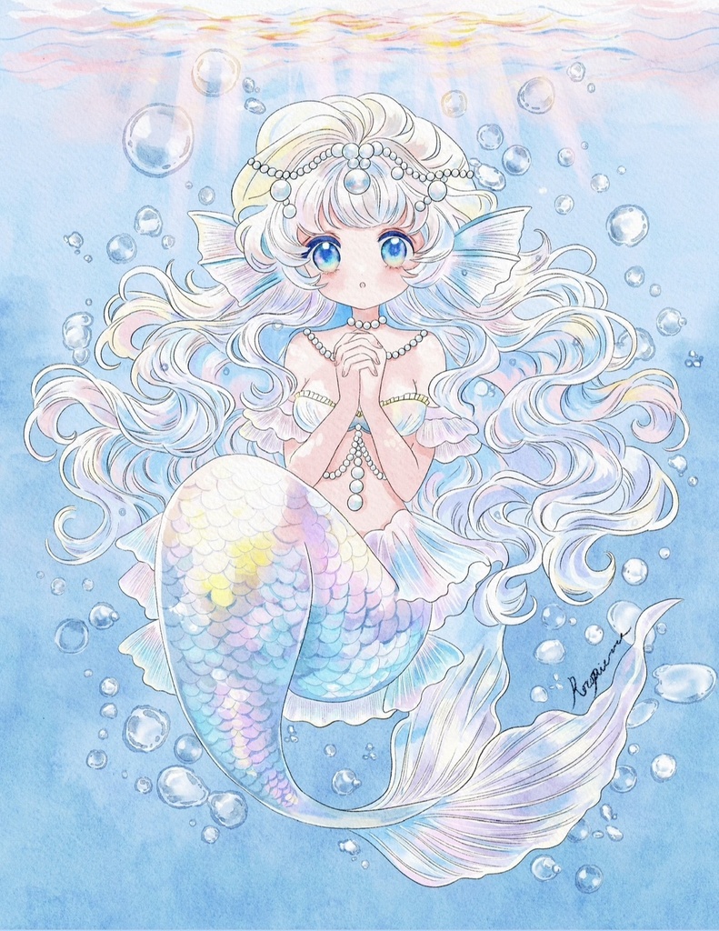 マーメイド アクリルブロック