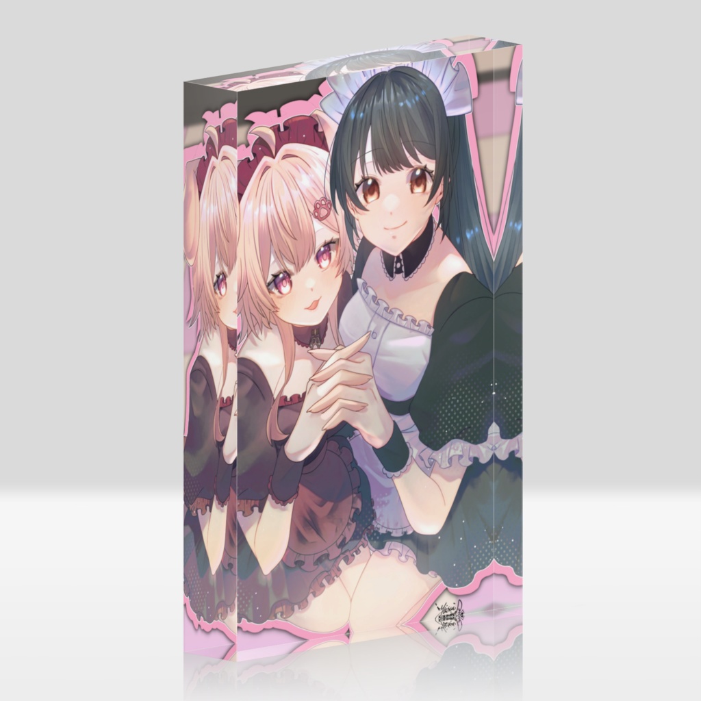 めいどの2人であくりるぶろっく!