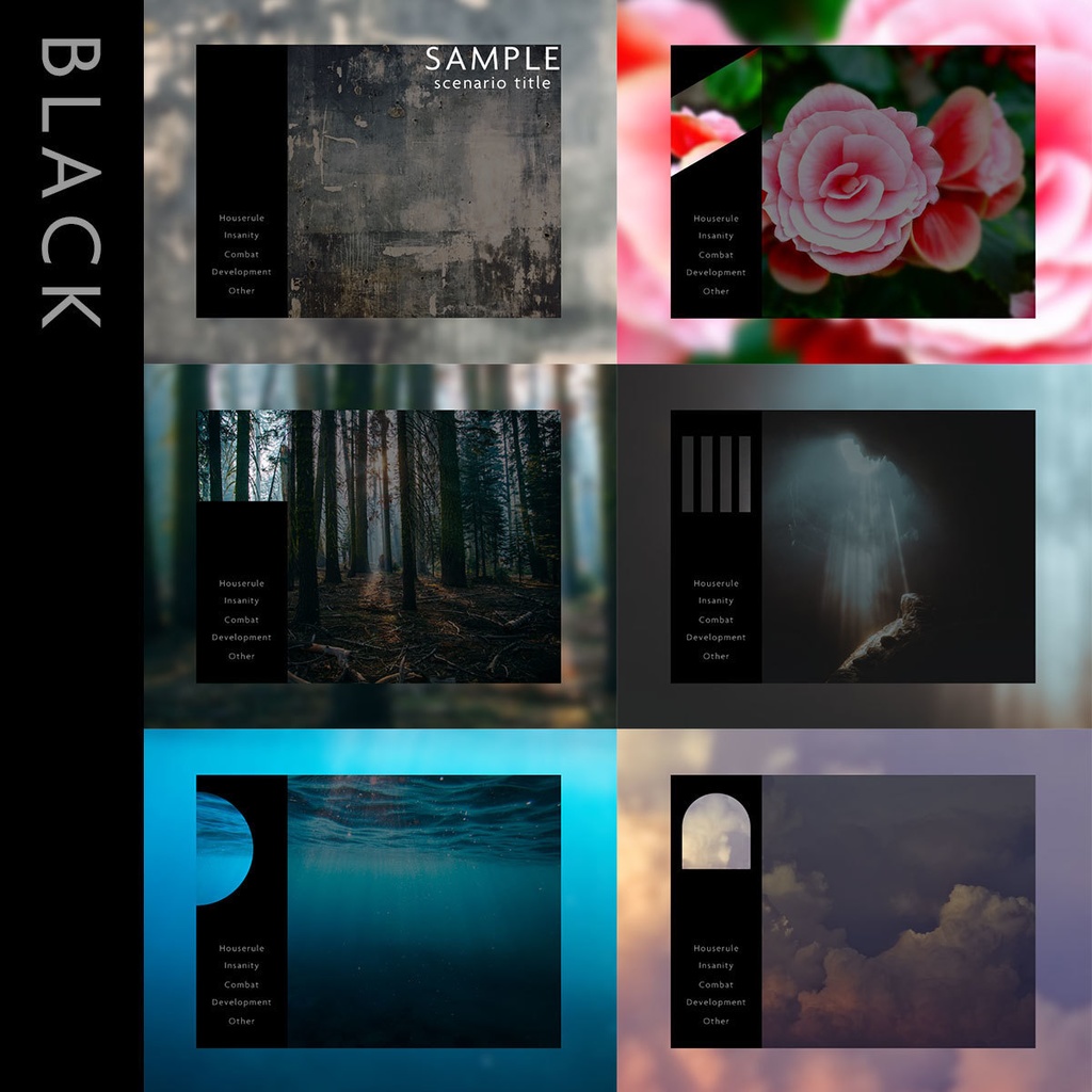 ココフォリア用シンプル部屋素材01(無料)