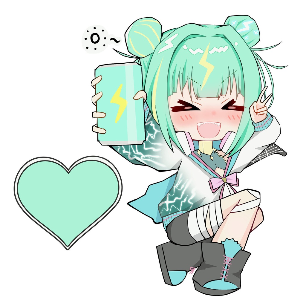 「さけありうむ」アクリルキーホルダー 紫電ライム