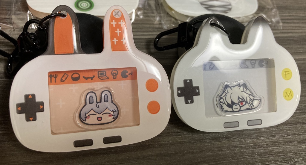 アキラとライカンのシャカシャカアクリルキーホルダー