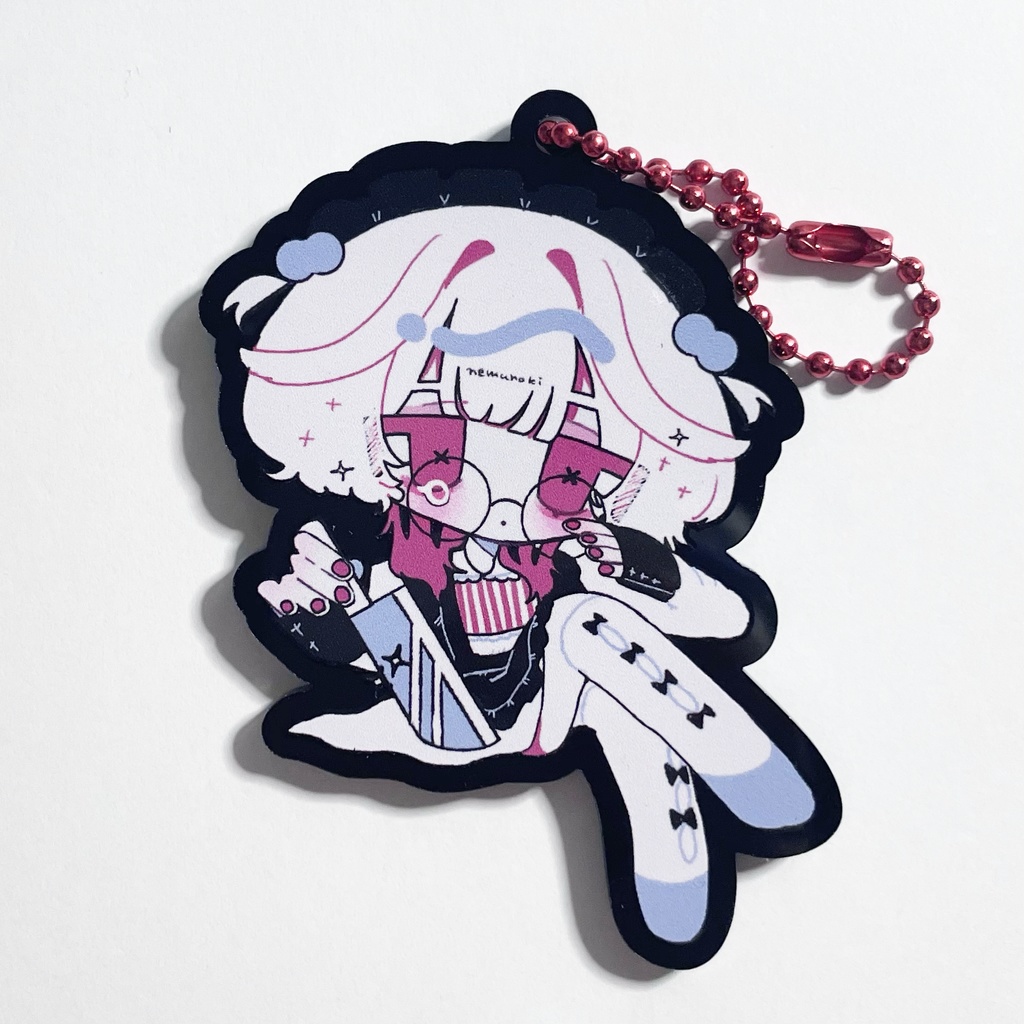 めいど♡アクキー【しろ】