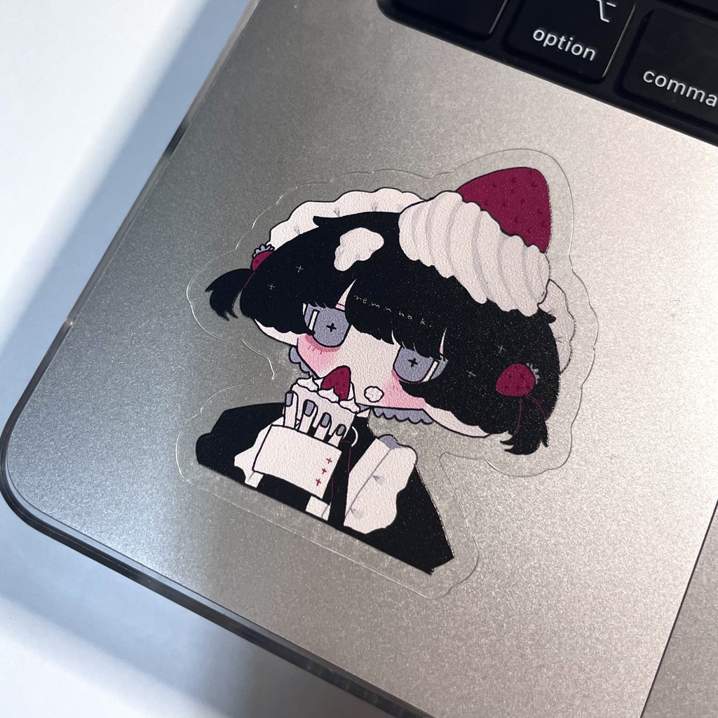 めいど♡クリアステッカー