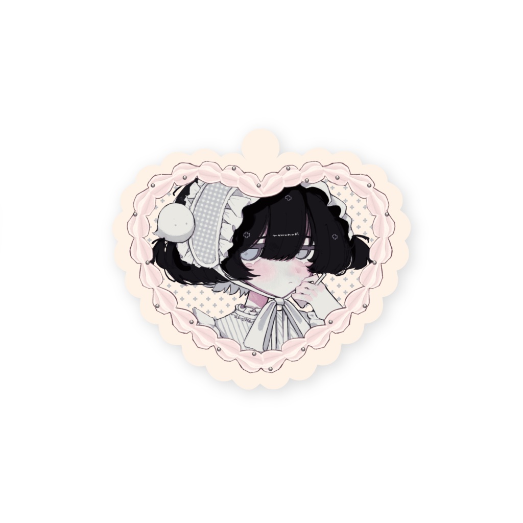 ハート♡アクリルキーホルダー