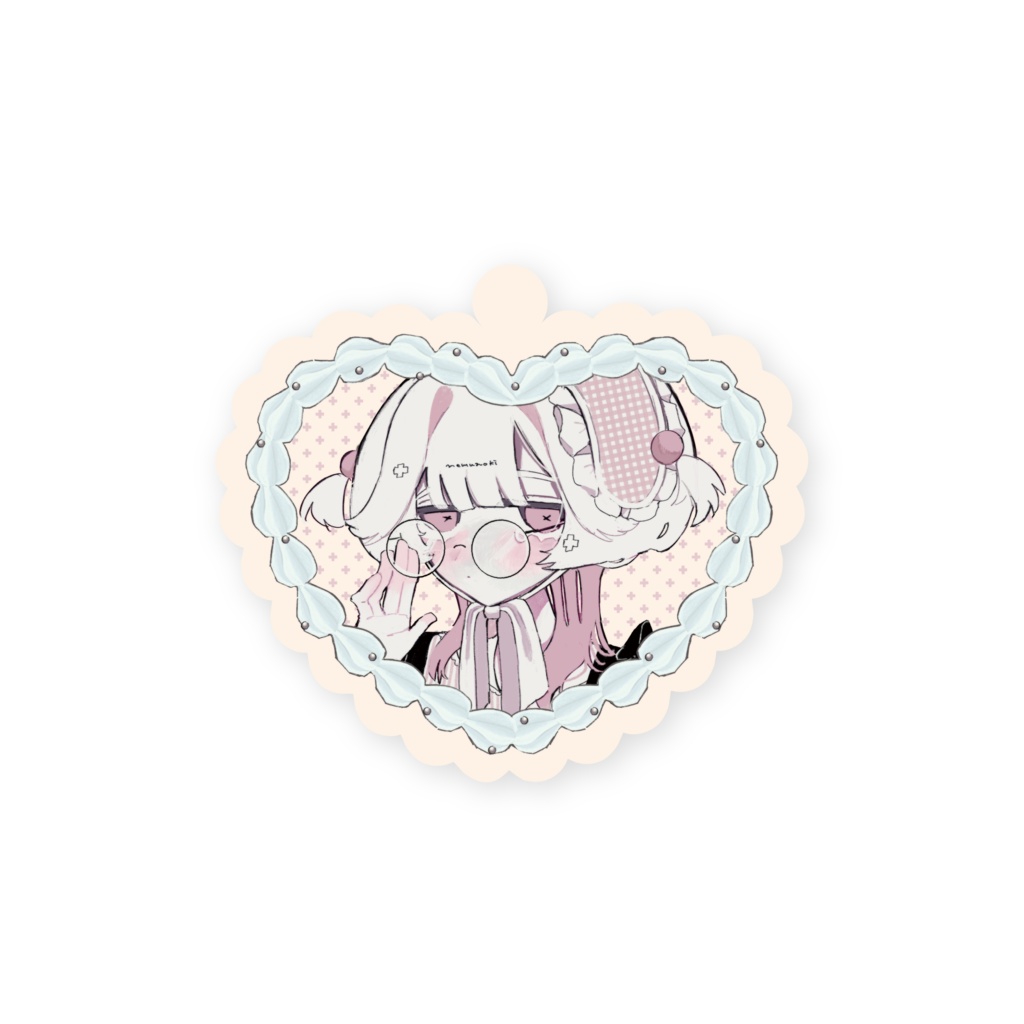 ハート♡アクリルキーホルダー