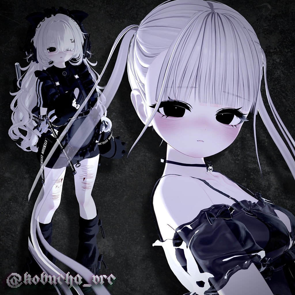‼️期間限定無料‼️Dark girly makeup+傷texture【ミルフィ対応】