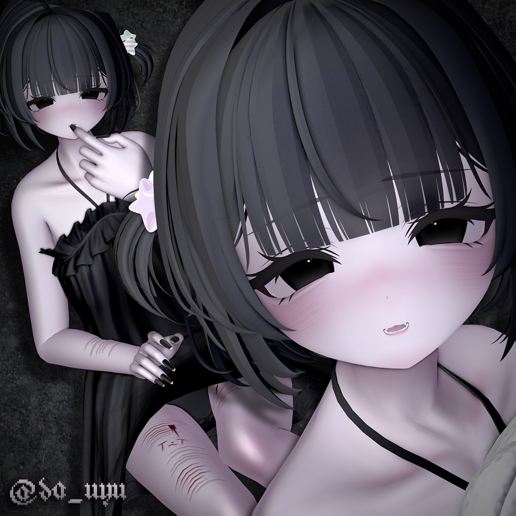 ‼️期間限定無料‼️Dark girly makeup+傷texture【ミルフィ対応】