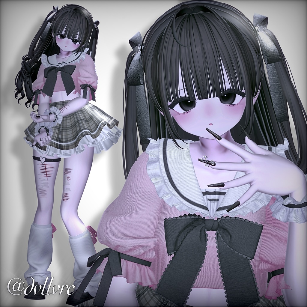 Noir Ribbon makeup+傷texture【しなの対応】