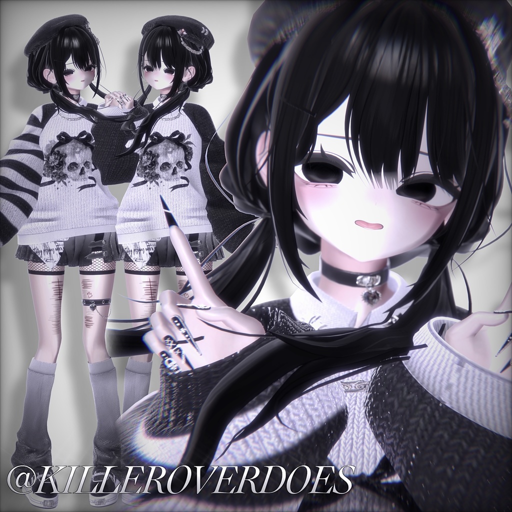 Noir Ribbon makeup+傷texture【しなの対応】