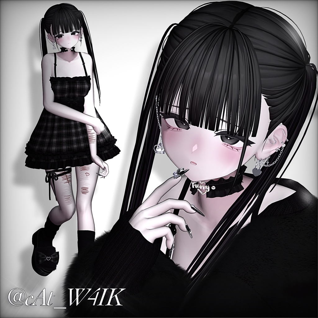 Noir Ribbon makeup+傷texture【しなの対応】