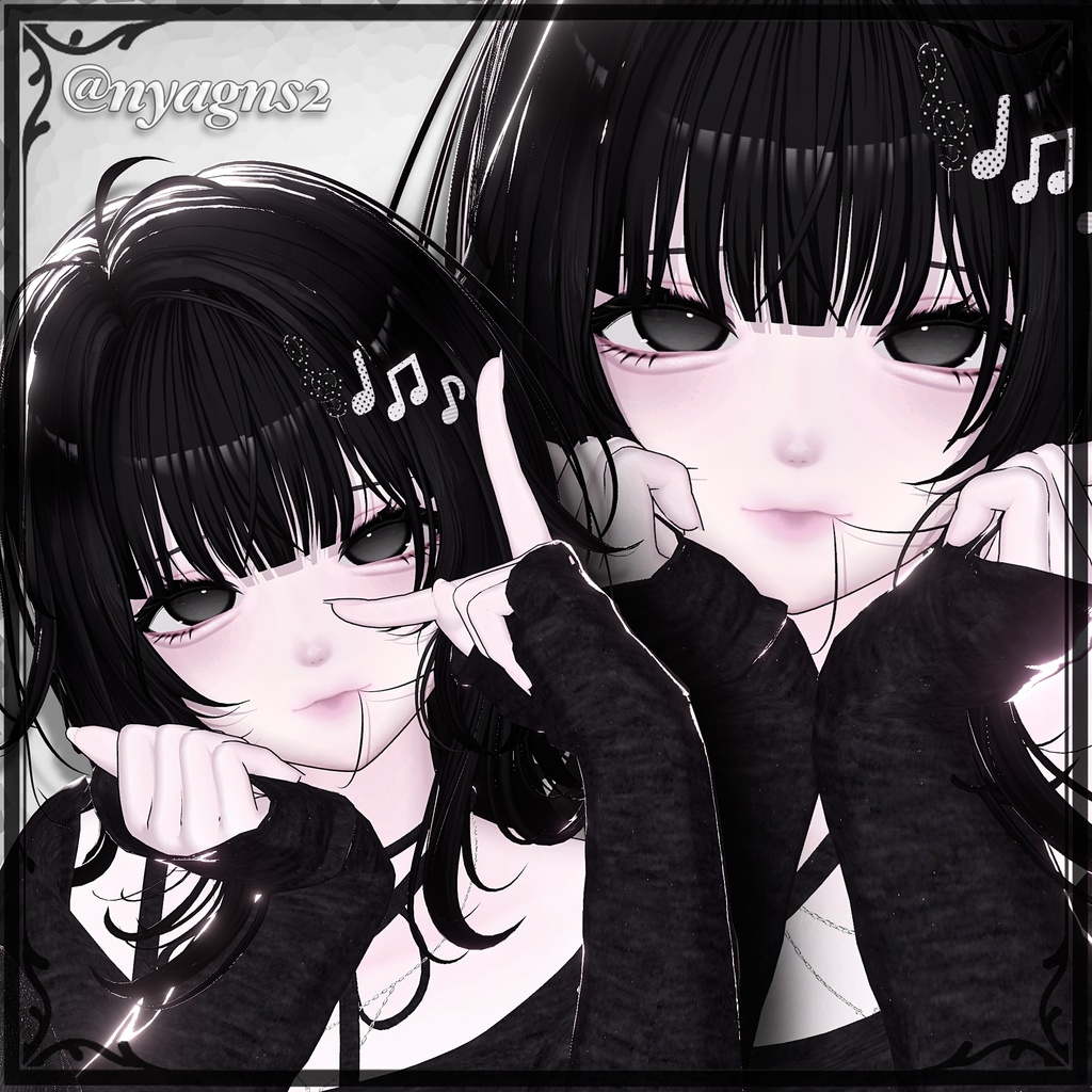 misaki Dark makeup