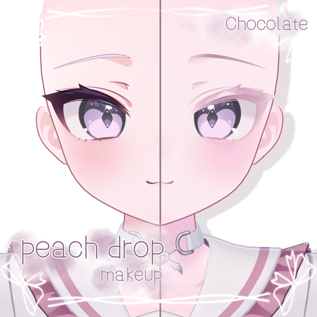 Peach dollop makeup 【chocolat&milfy】