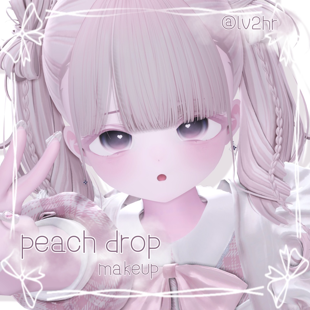 Peach dollop makeup 【chocolat&milfy】