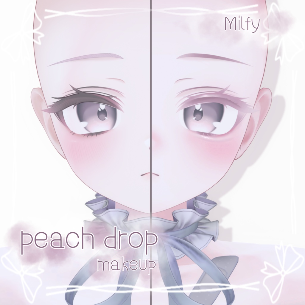 Peach dollop makeup 【chocolat&milfy】