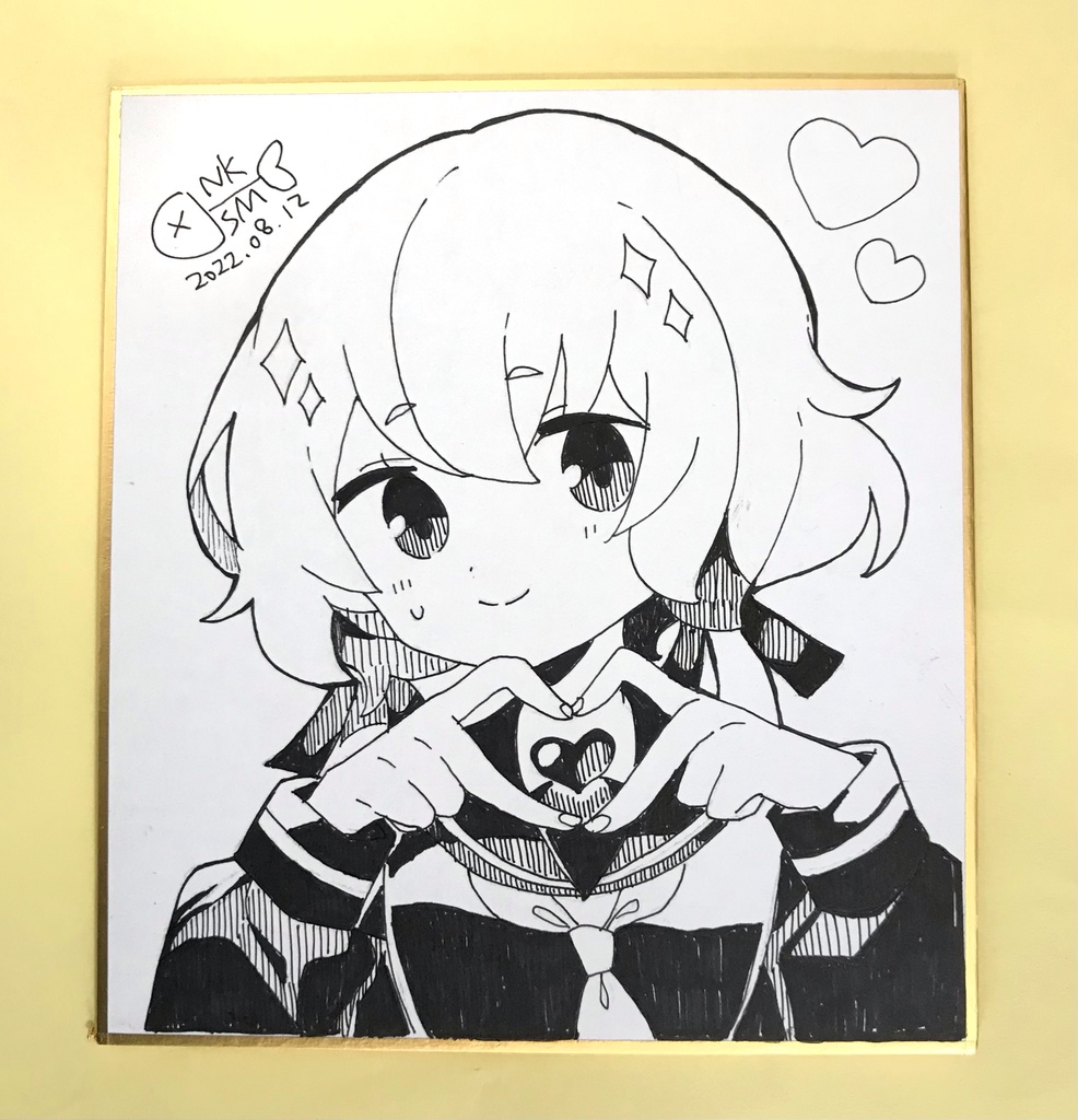 フランシュシュ色紙 ハート編