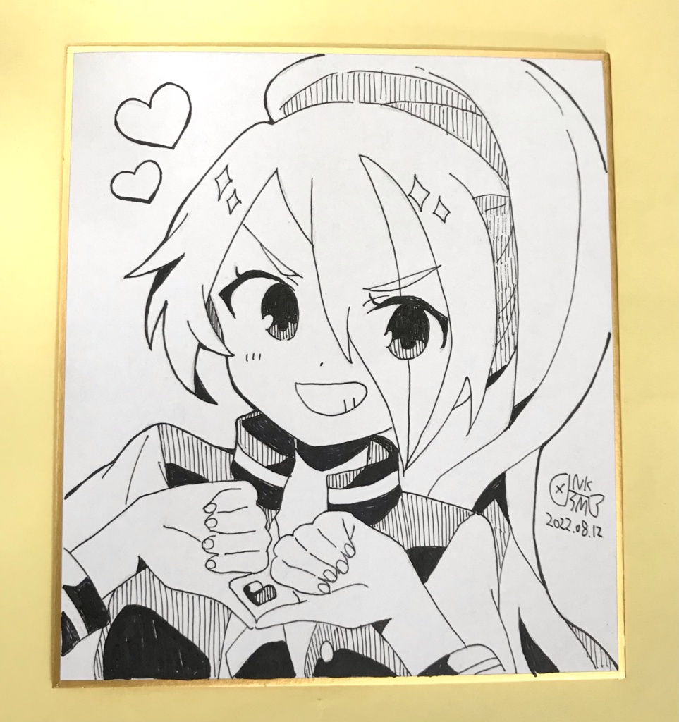 フランシュシュ色紙 ハート編