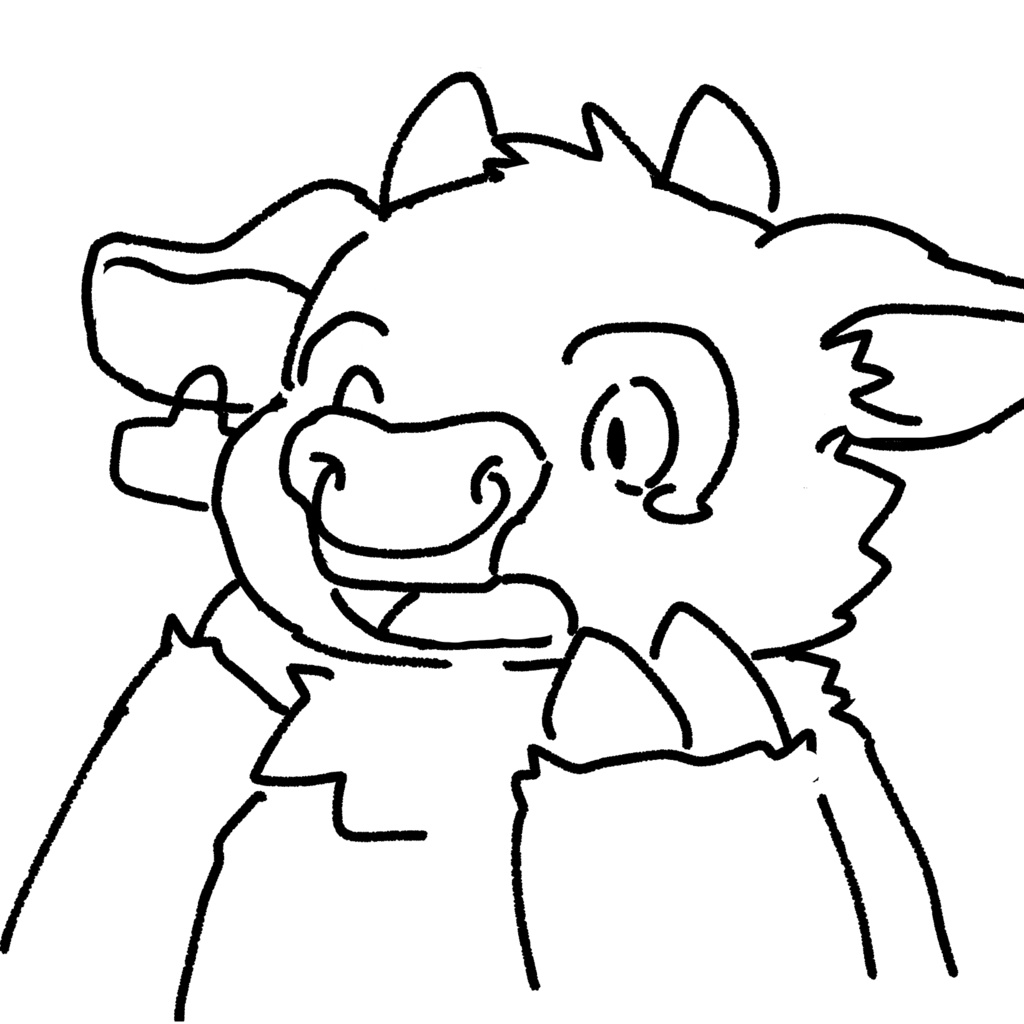 牛豚アイコンYCH