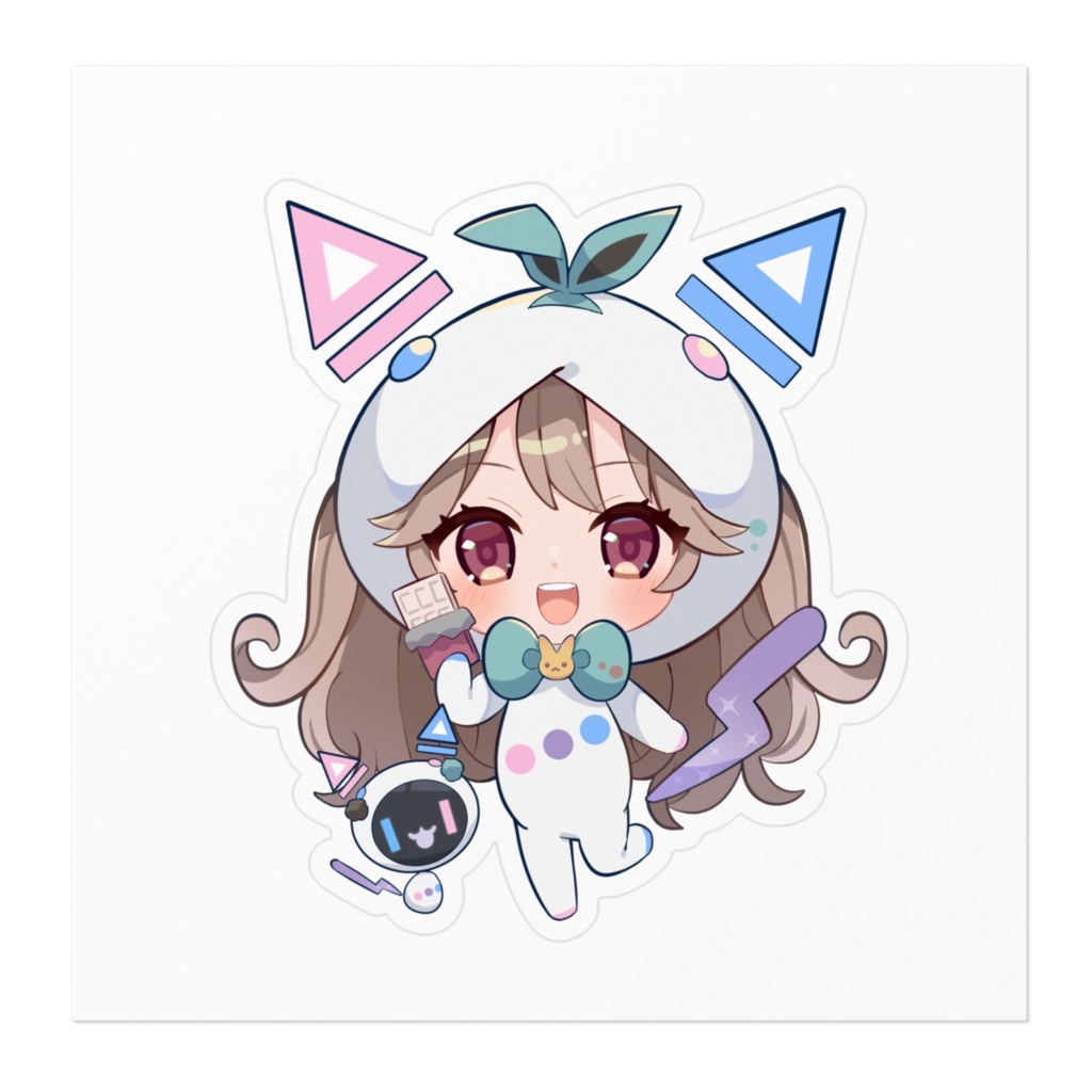 チョコ森めありステッカー<にょべるめあり>