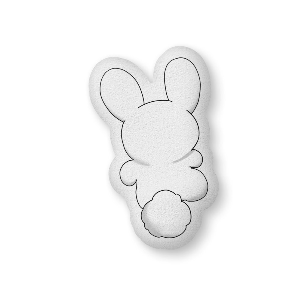 ぴょこもりふかふかクッション