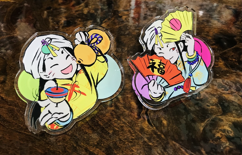 スーパー千里眼・トゥユンの「縁起物アクリルグッズ」