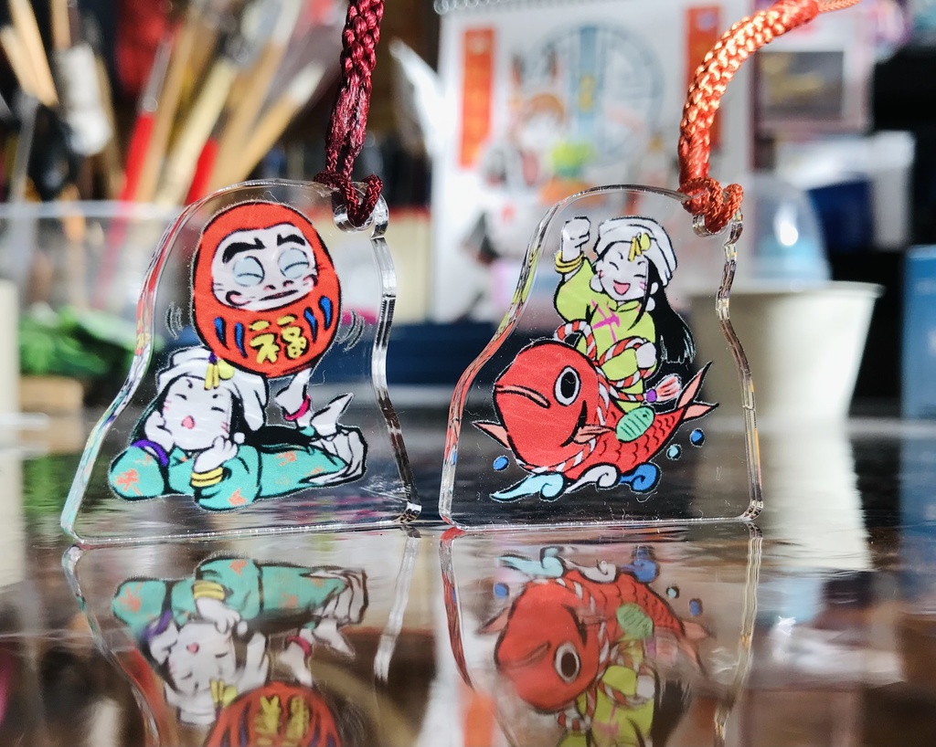スーパー千里眼・トゥユンの「縁起物アクリルグッズ」