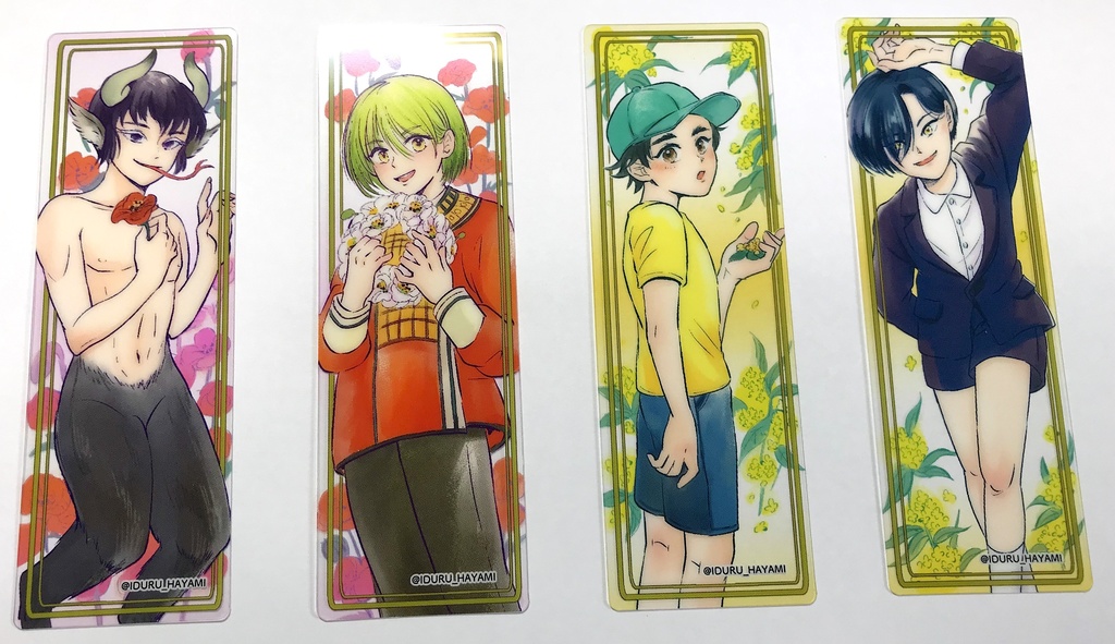 美少年クリアしおりセット