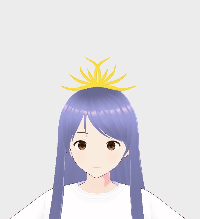 【VRoid正式版用】オファー金色皇冠/Hair presets+Hair accessories/髮飾/頭飾/Crown/クラウン/飾り枠